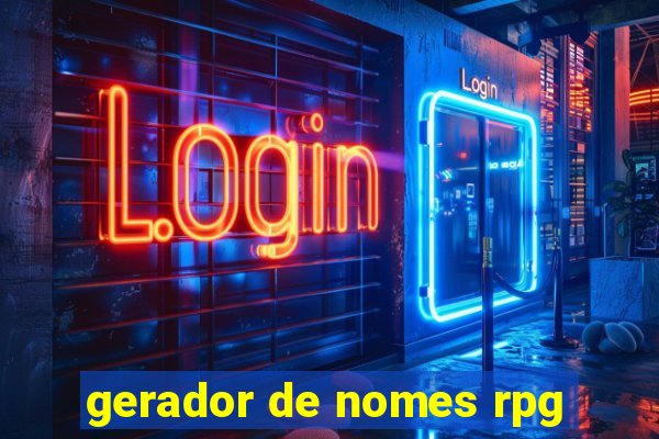 gerador de nomes rpg